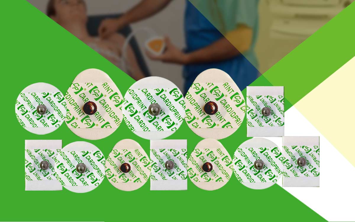 Disposable ECG Electrodes With Foam Adhesives